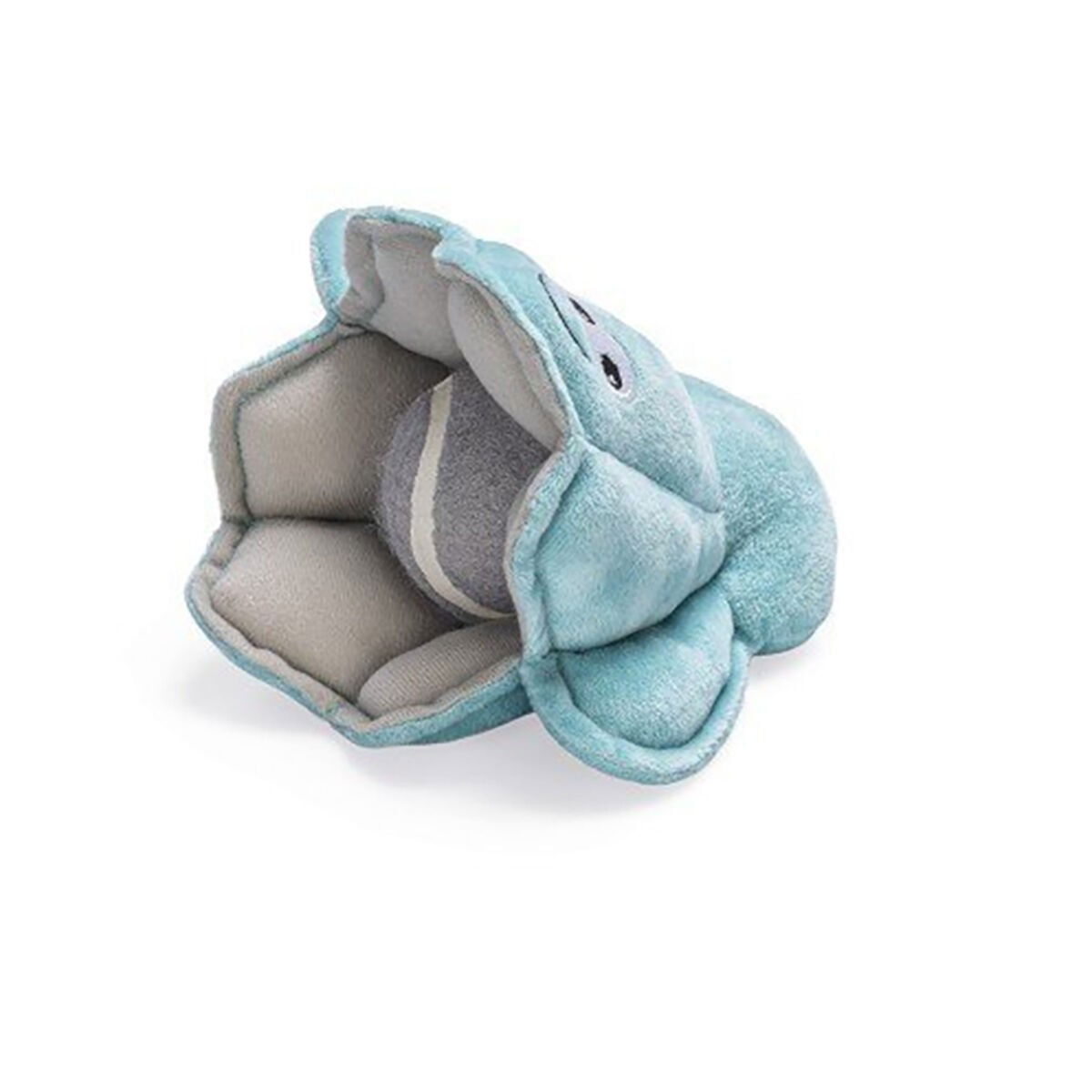 Beeztees Plush Dog Toy Hide N Seek shell