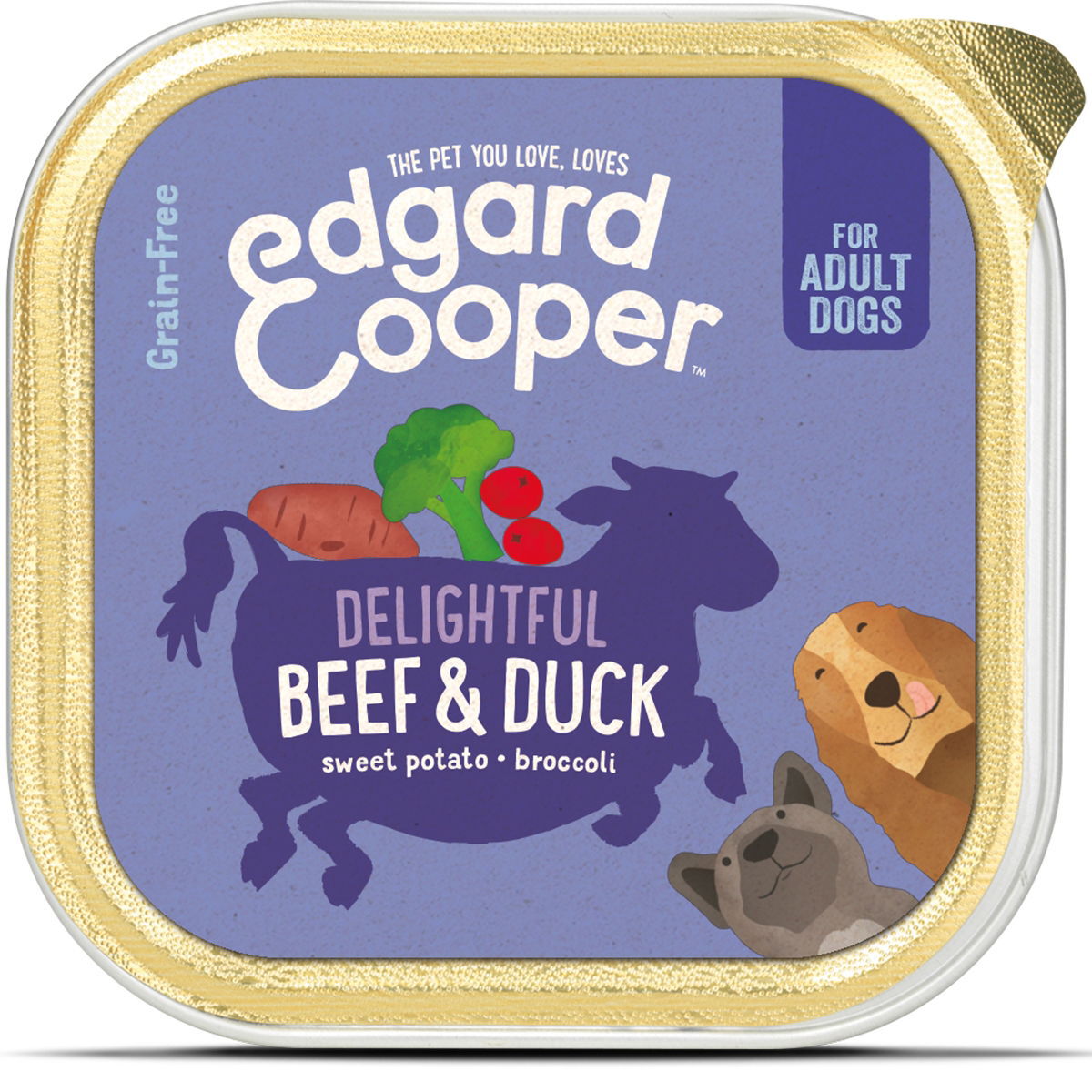 Edgard&Cooper Dog nauta & ankka 150 g