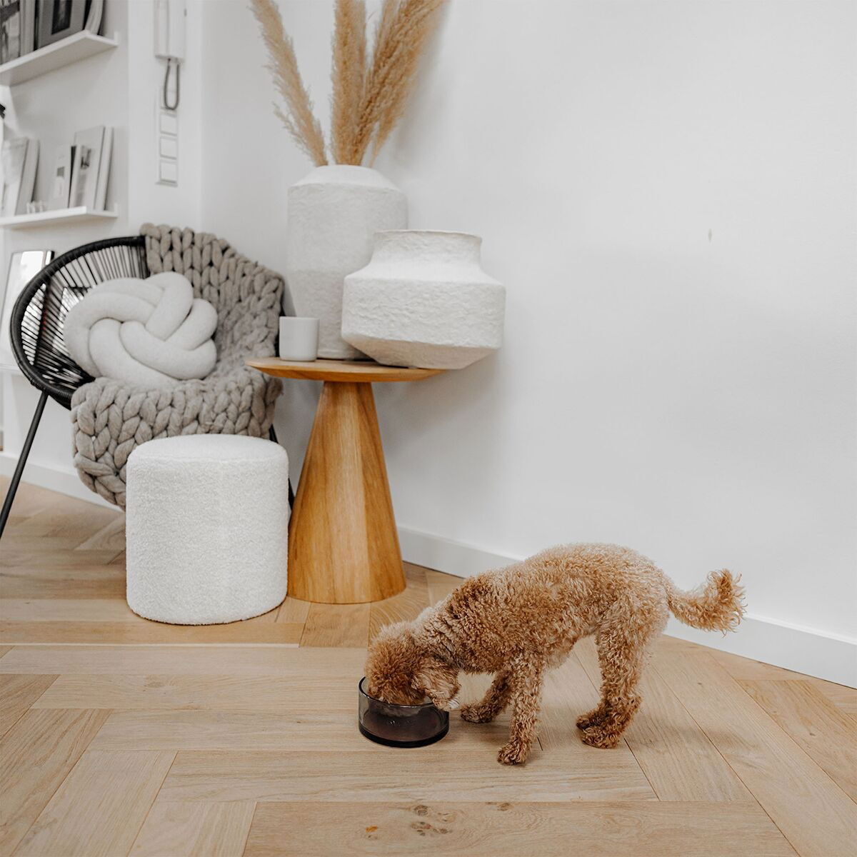 Glass bowl District 70, Dawn Black