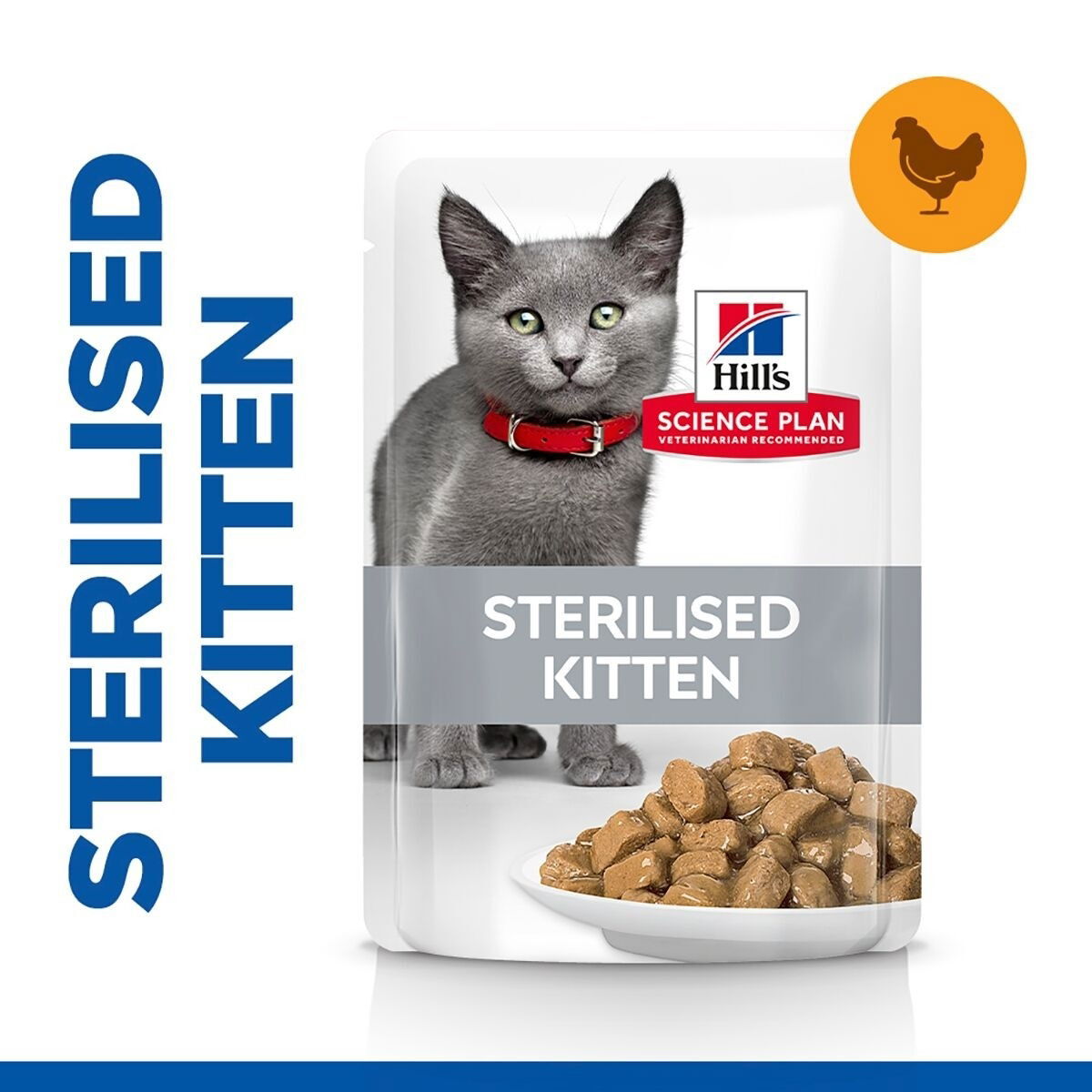 Hill's Science Plan Sterilised Kitten Chicken 12x85g