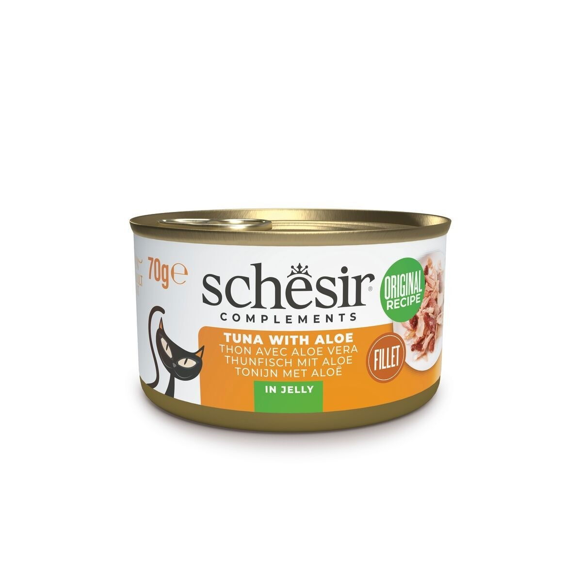 Schesir Complements Cat Tuna with aloe in Jelly 70g