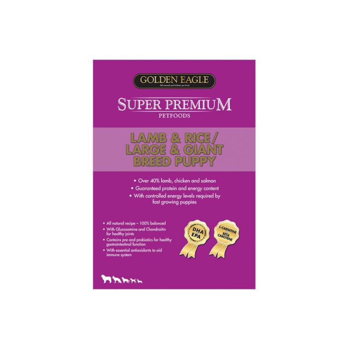 Golden Eagle Super Premium Lamb&Rice / Large & Giant Breed Puppy