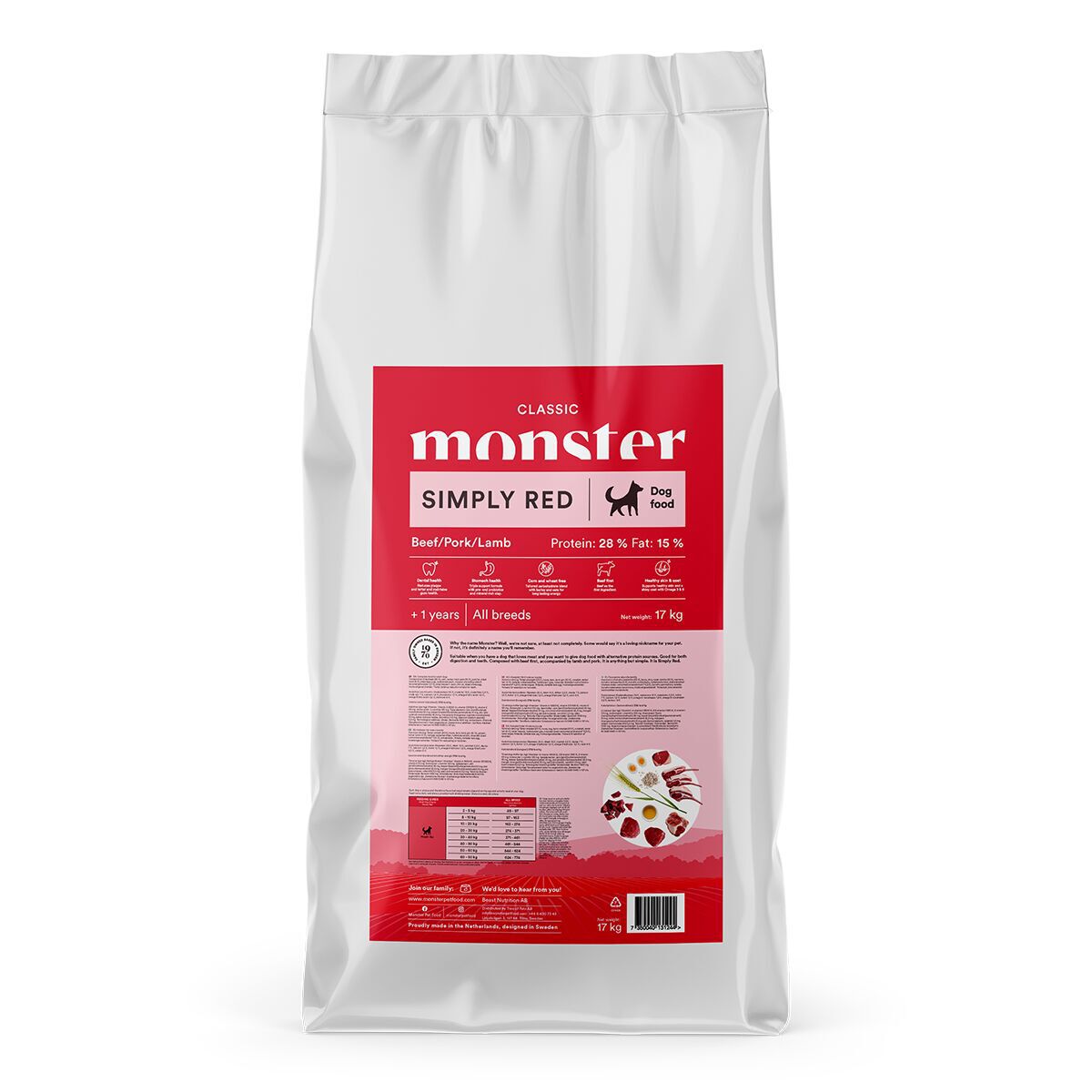 Monster Dog Classic Simply Red