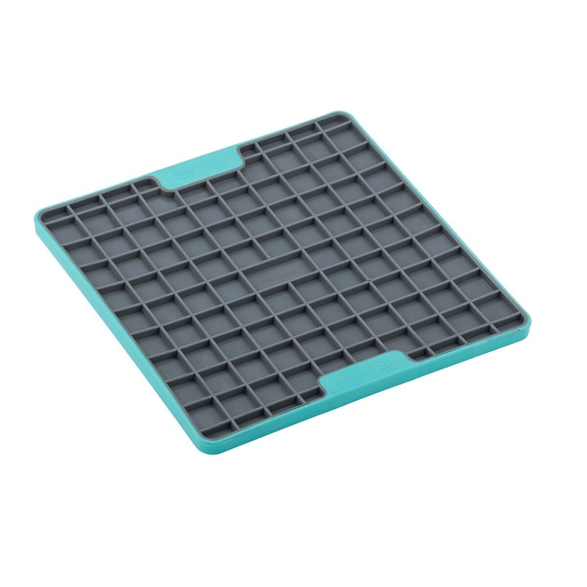 LickiMat Tuff Playdate Turquoise Dog