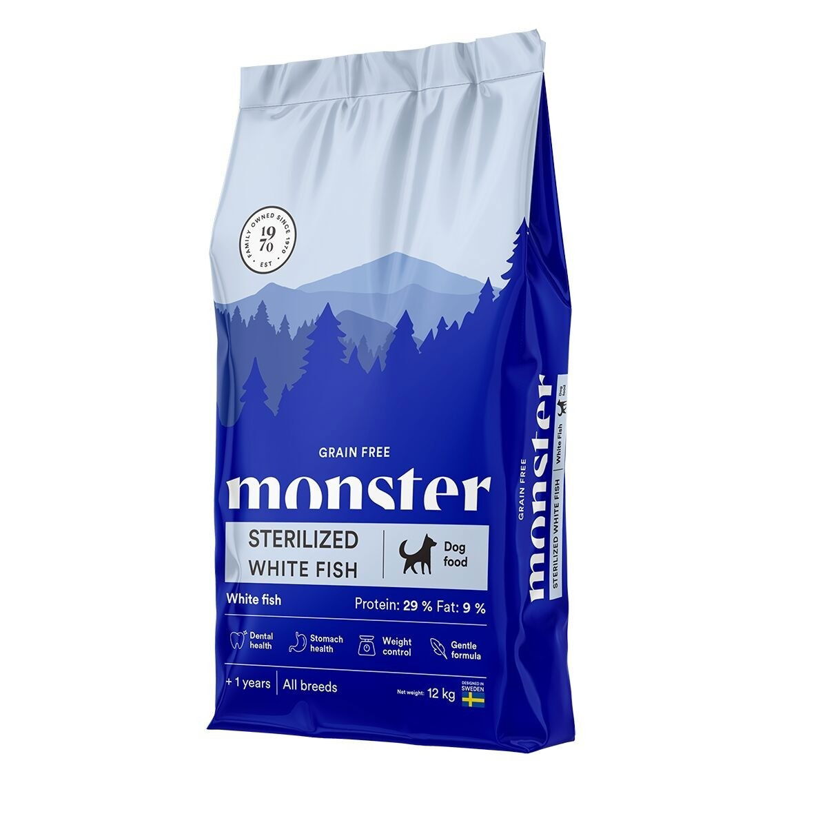 Monster Dog Original Grain Free Sterilised White Fish