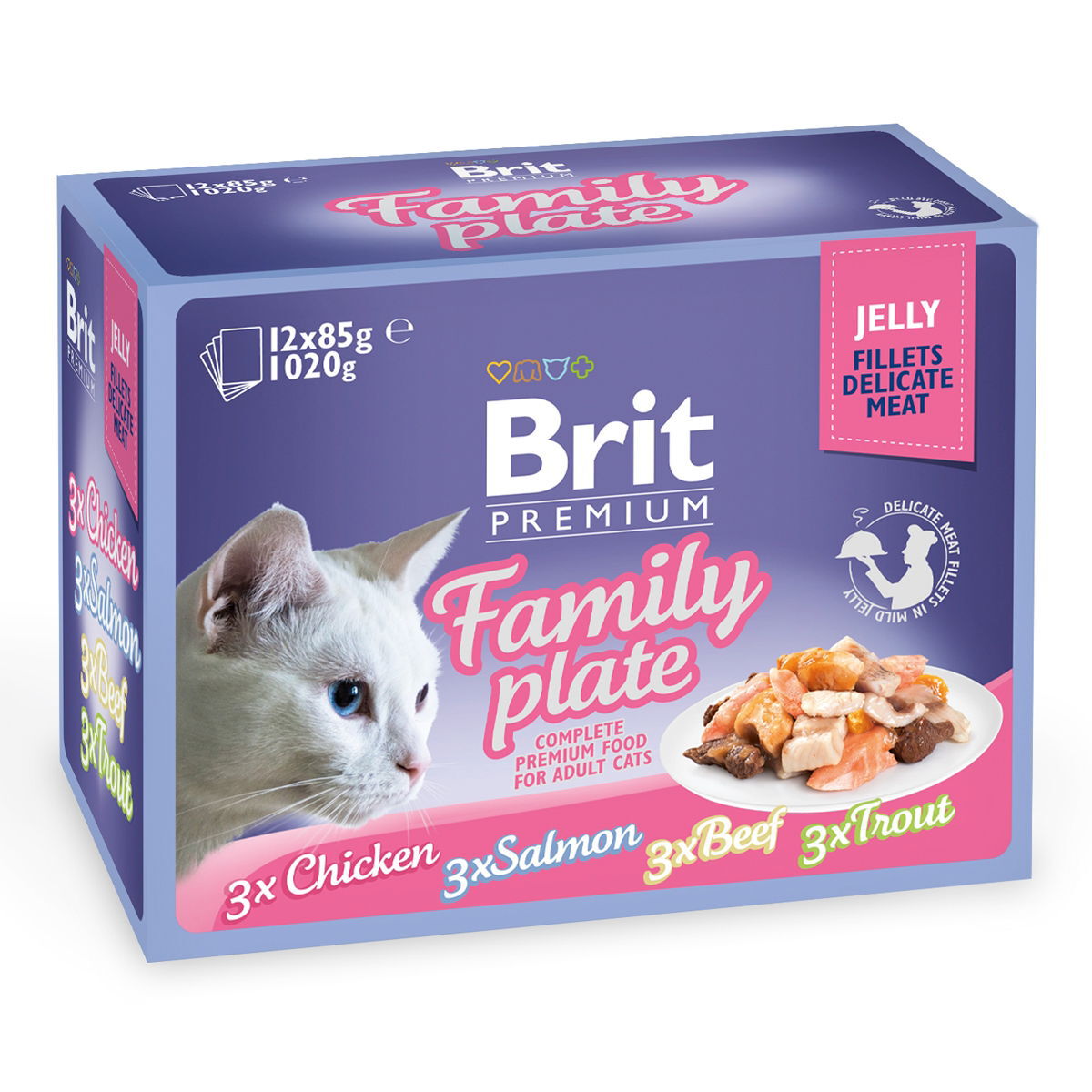 Brit Premium paloja hyytelössä multipack 12 x 85 g