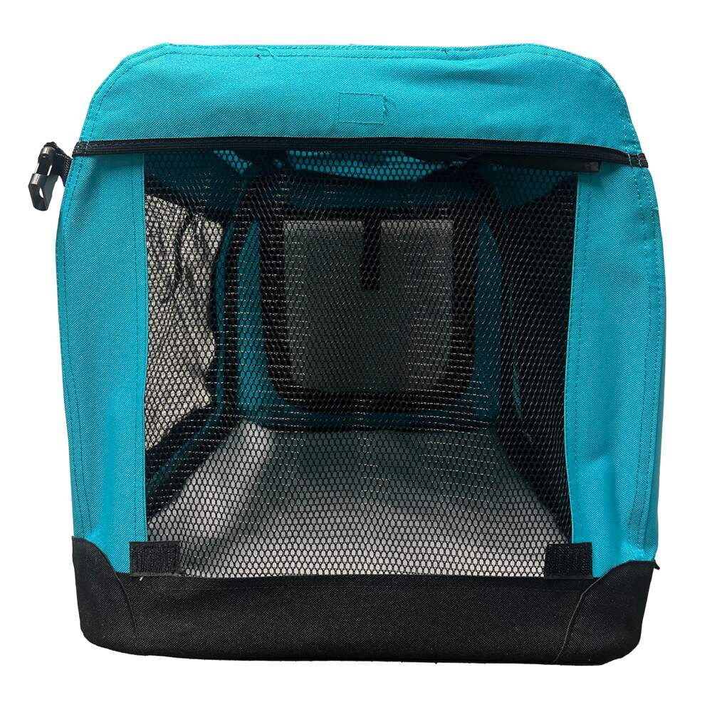 PetEasy Luxury Soft Crate teal PKT