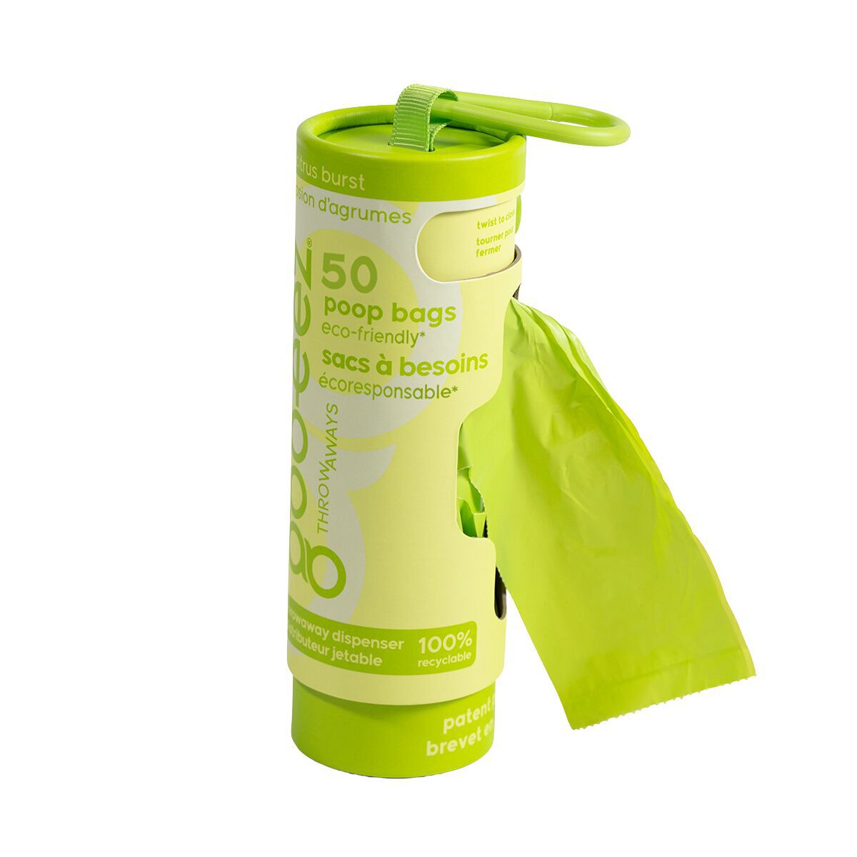 Goo-eez kakkapussi sitrushedelmä 50pcs
