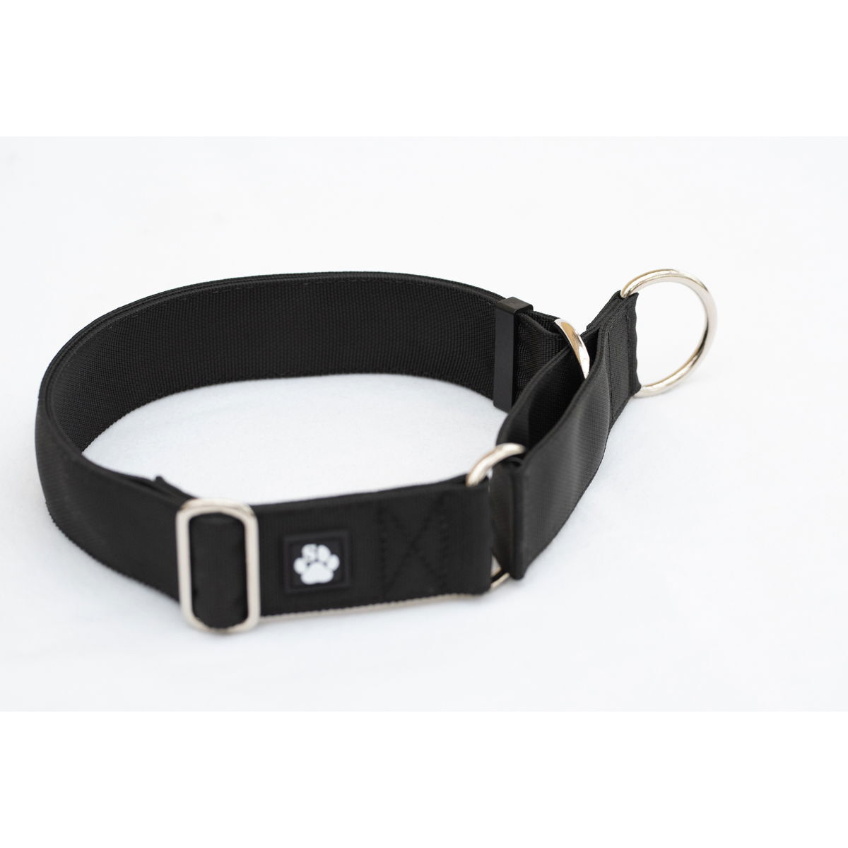 Salmiakkitassu Puolikuristava panta säädöllä 40 mm, musta 