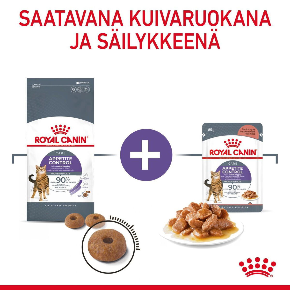 Royal Canin Appetite Control Care kissan märkäruoka kastikkeessa