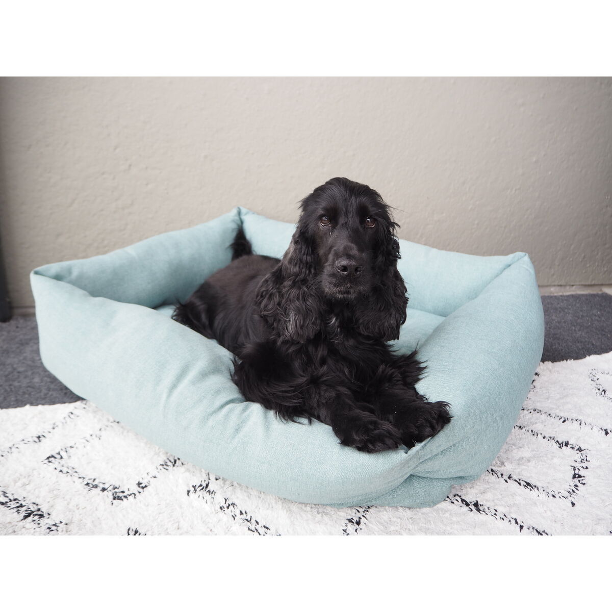 PetEasy box bed, blue