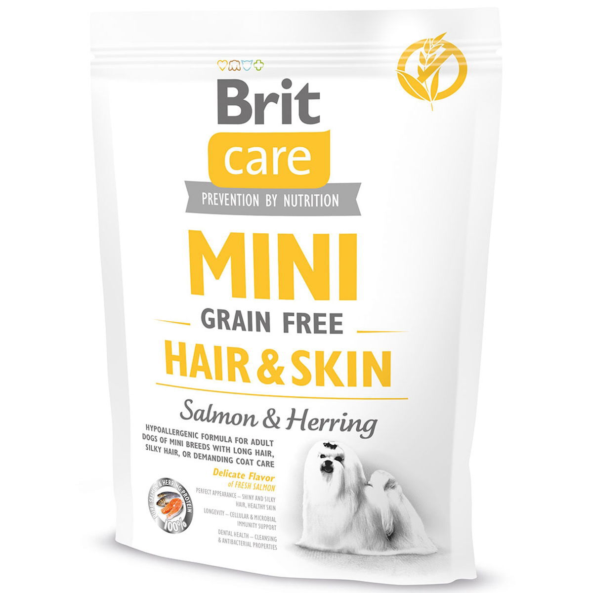 Brit Care Mini Grain Free Adult Hair & Skin 