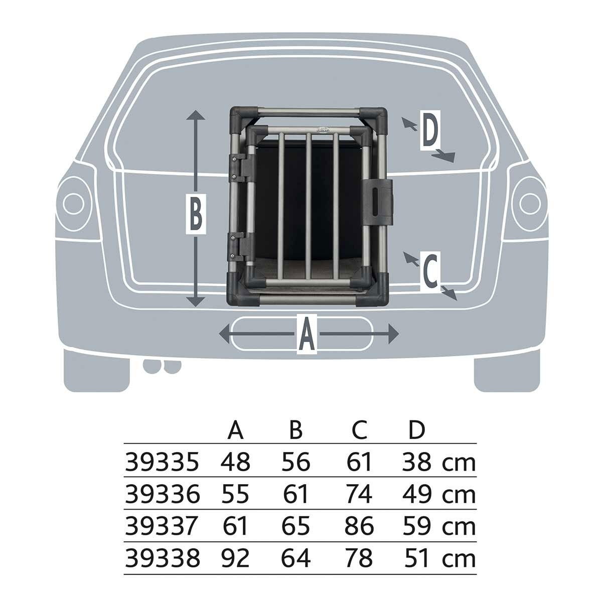 Autohäkki Trixie alumiinirungolla 