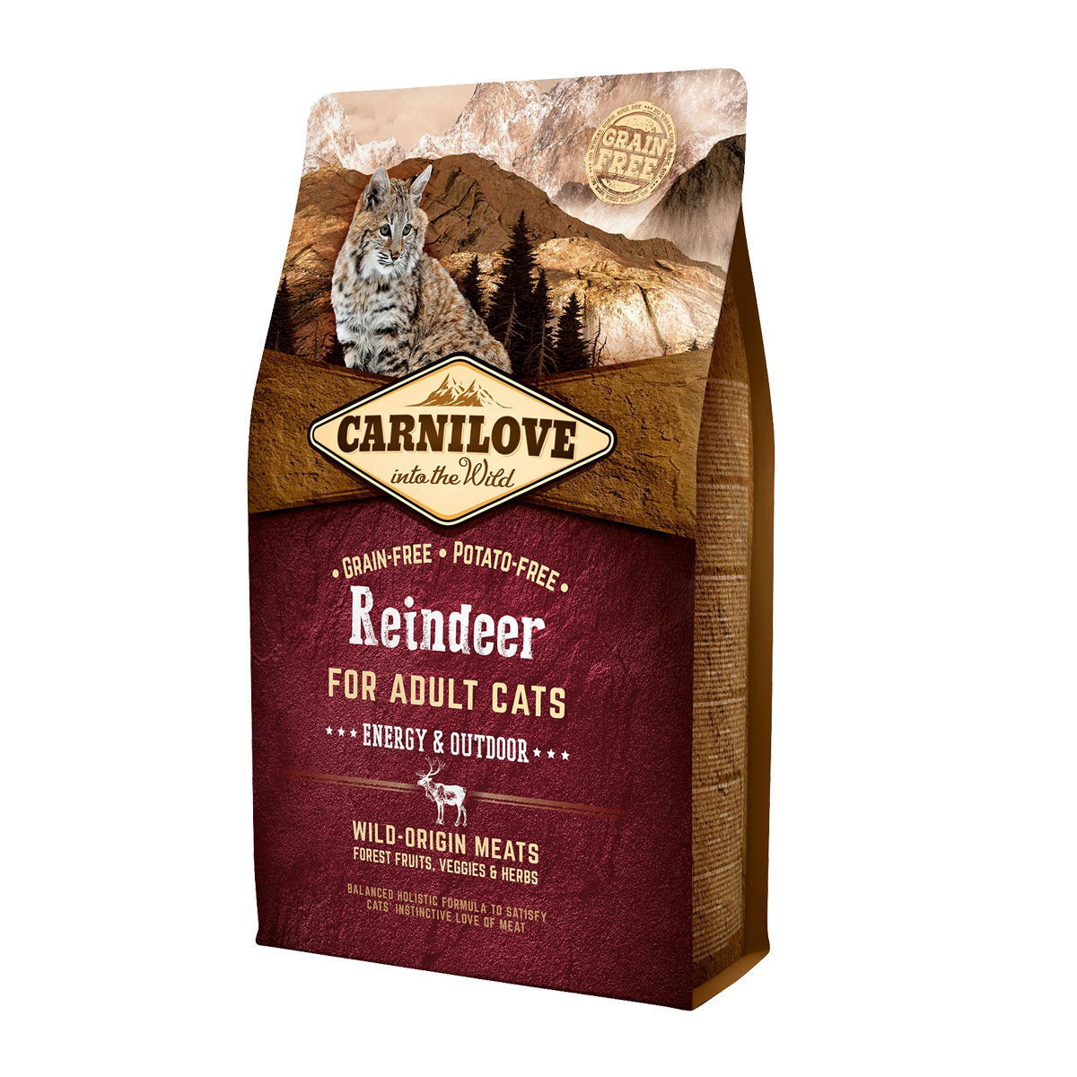 Carnilove Cat Adult Energy Reindeer  