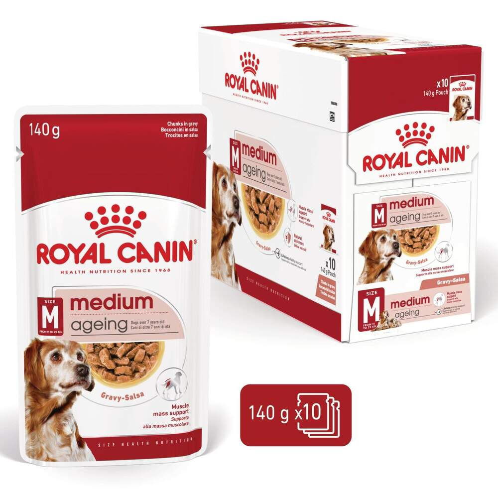 Royal Canin Medium Ageing Gravy koiran märkäruoka