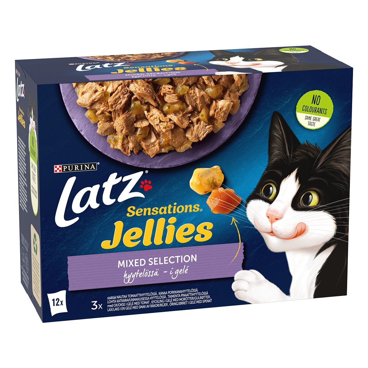 Latz Cat Sensations Mixed Selection in jelly 12x100g