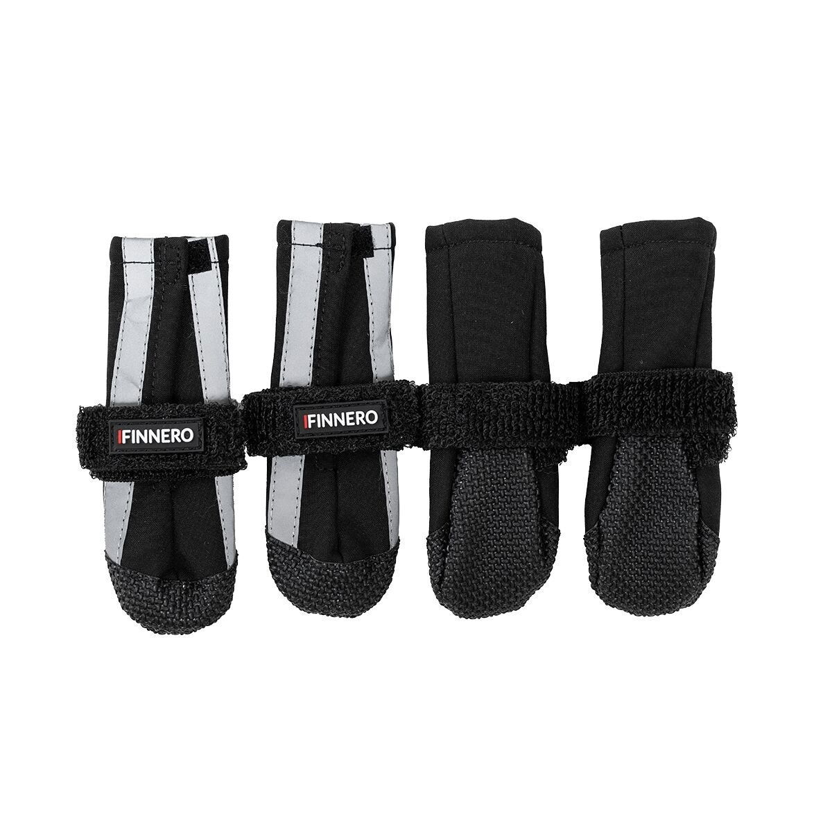 Finnero HALLA Softshell Booties 4pcs, black