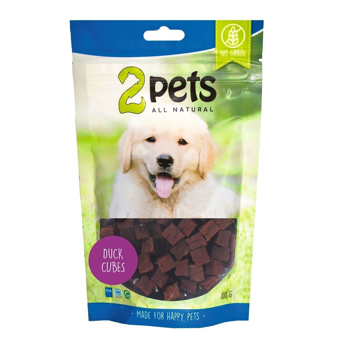 2pets Dogsnack Duck Cubes