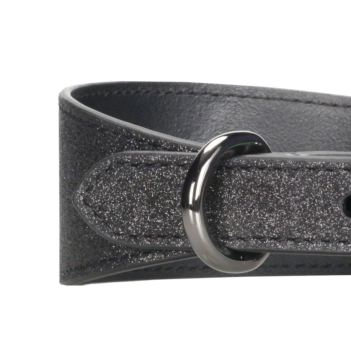 Collar of Sweden Black Glitter Collar Wide