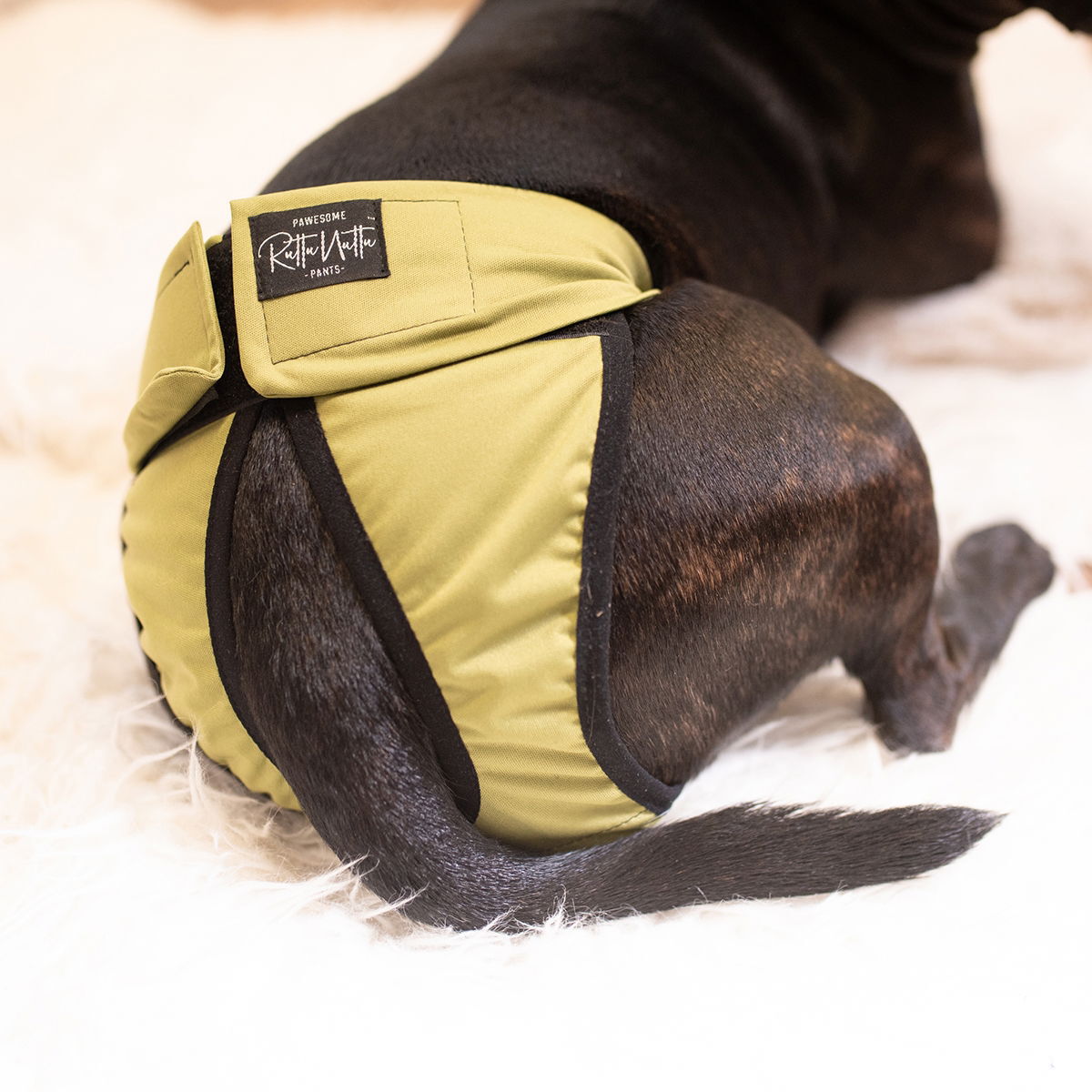 RuttuNuttu juoksupöksyt ja vaihtosidepaketti, oliivi