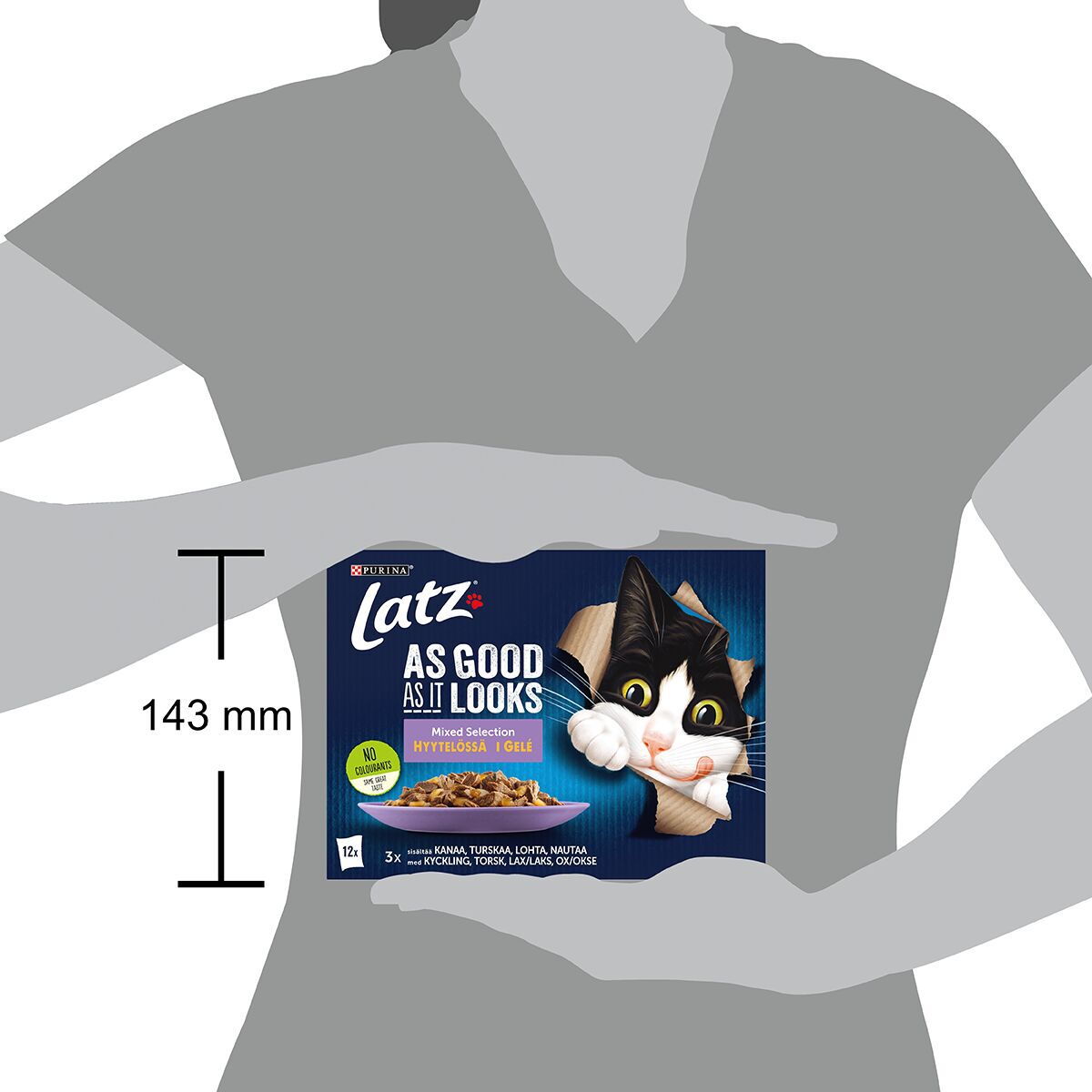 Latz Agail Mixed lajitelma 44x85g