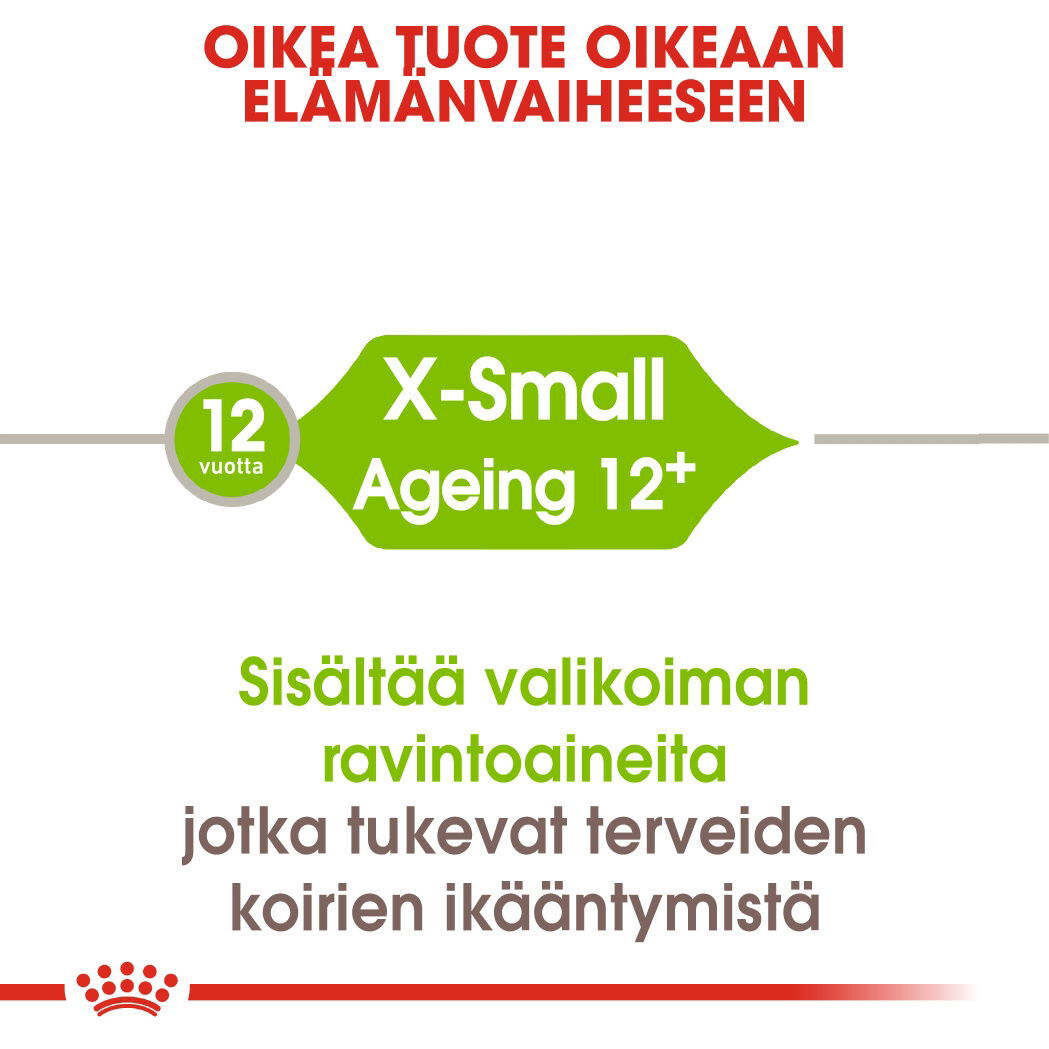 Royal Canin X-small Ageing 12+ koiran kuivaruoka