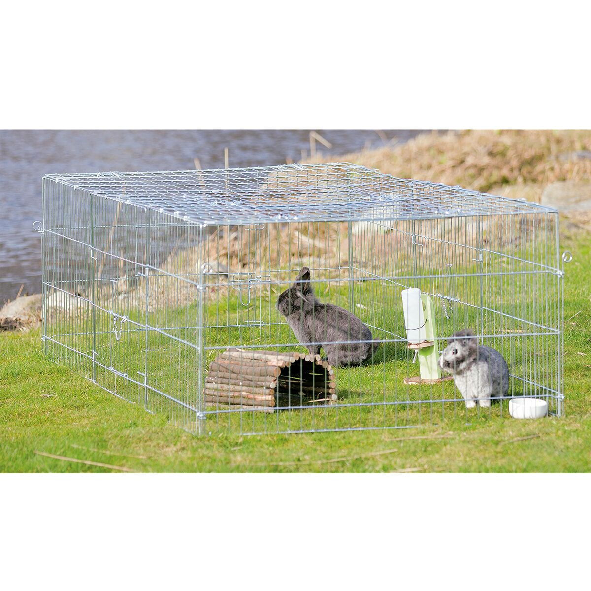 Katettu ulkoaitaus Trixie Natura 216 x 65 x 116 cm