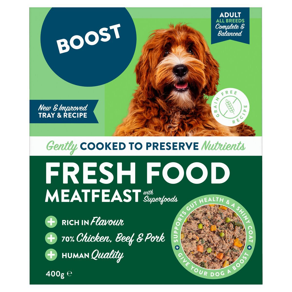 Boost Fresh Meatfeast 400g