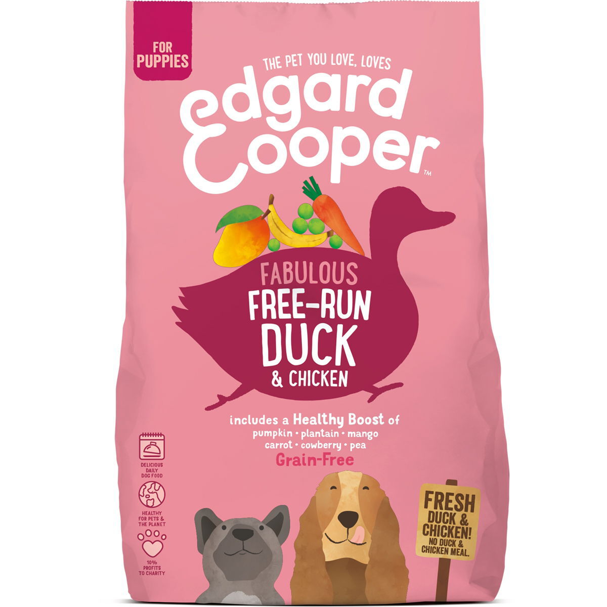 NOT IN USE Edgard&Cooper Dog Grain Free Puppy Duck & Chicken 7 kg