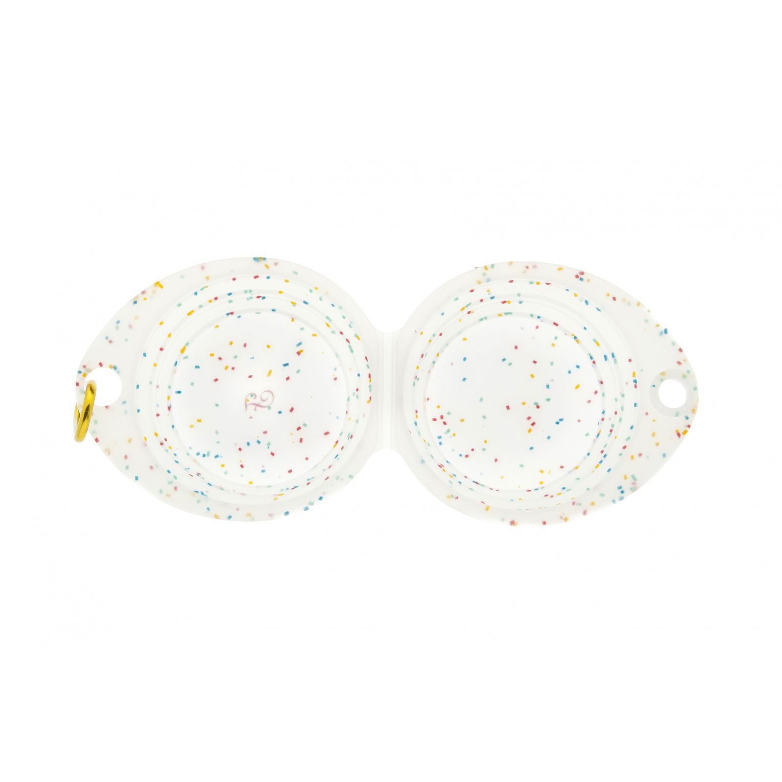 Ferribiella Double bowl Confetti silicone 2x210ml