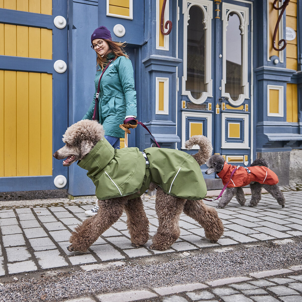 Hurtta Mudventure sadetakki metsänvihreä