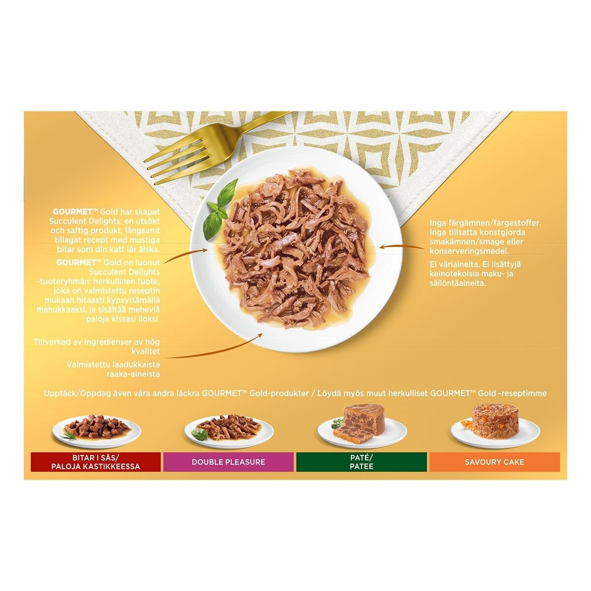 Gourmet Gold Succulent Delights 12x85g