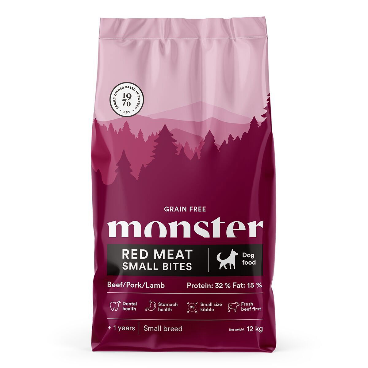 Monster Dog GF Adult Red Meat Small Bites