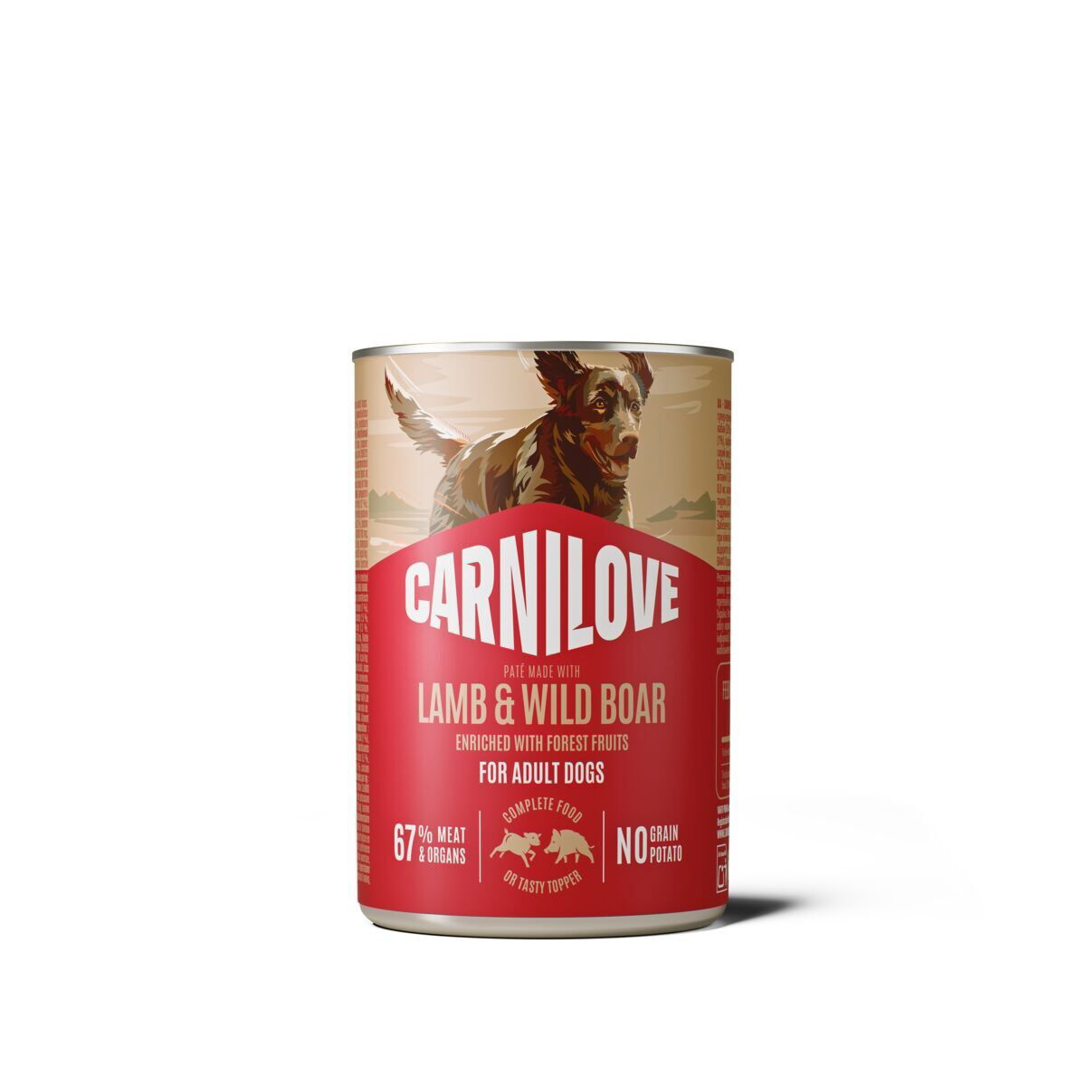 CARNILOVE dog CAN pate lamb & wild boar