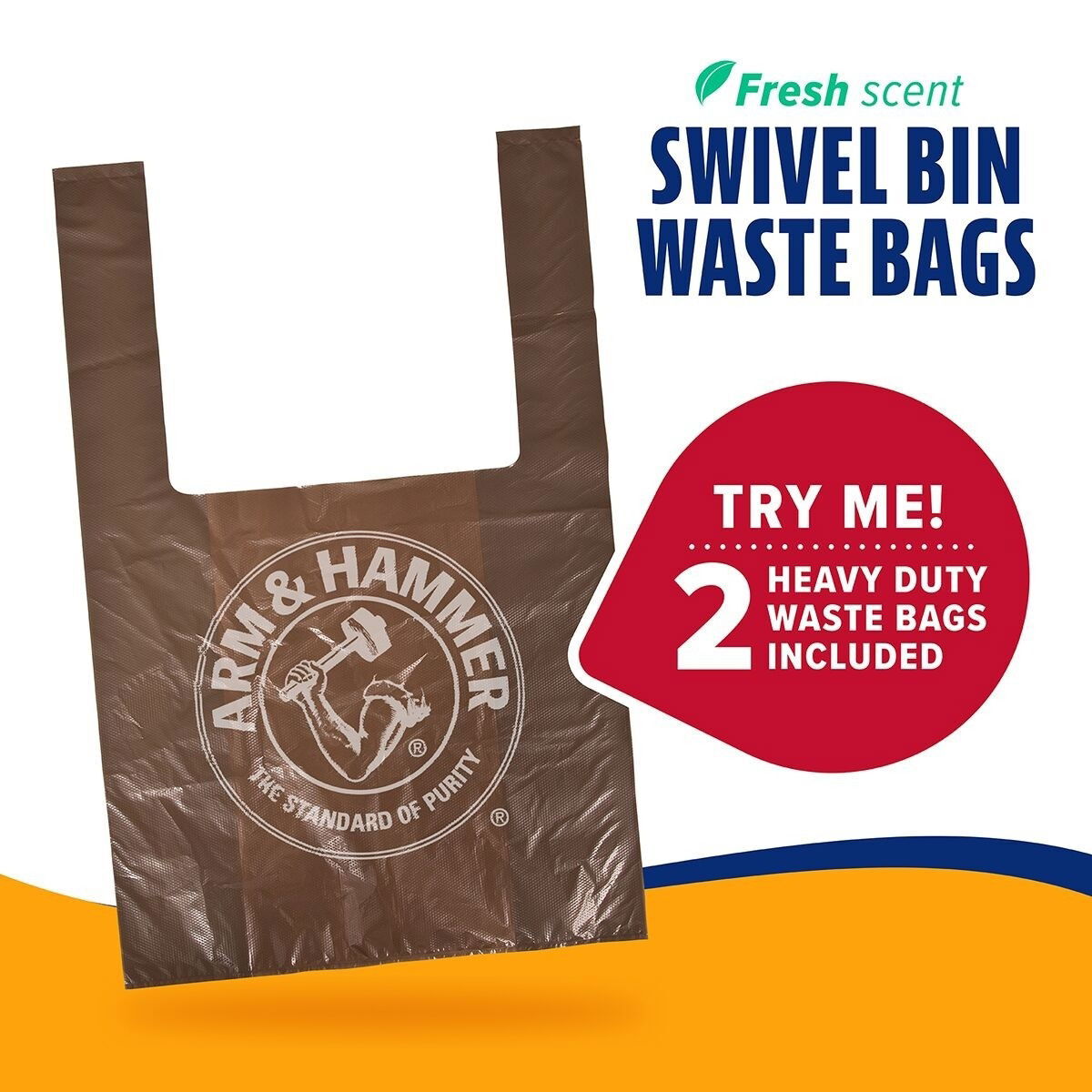Arm & Hammer ™ Swivel Bin & Rake 