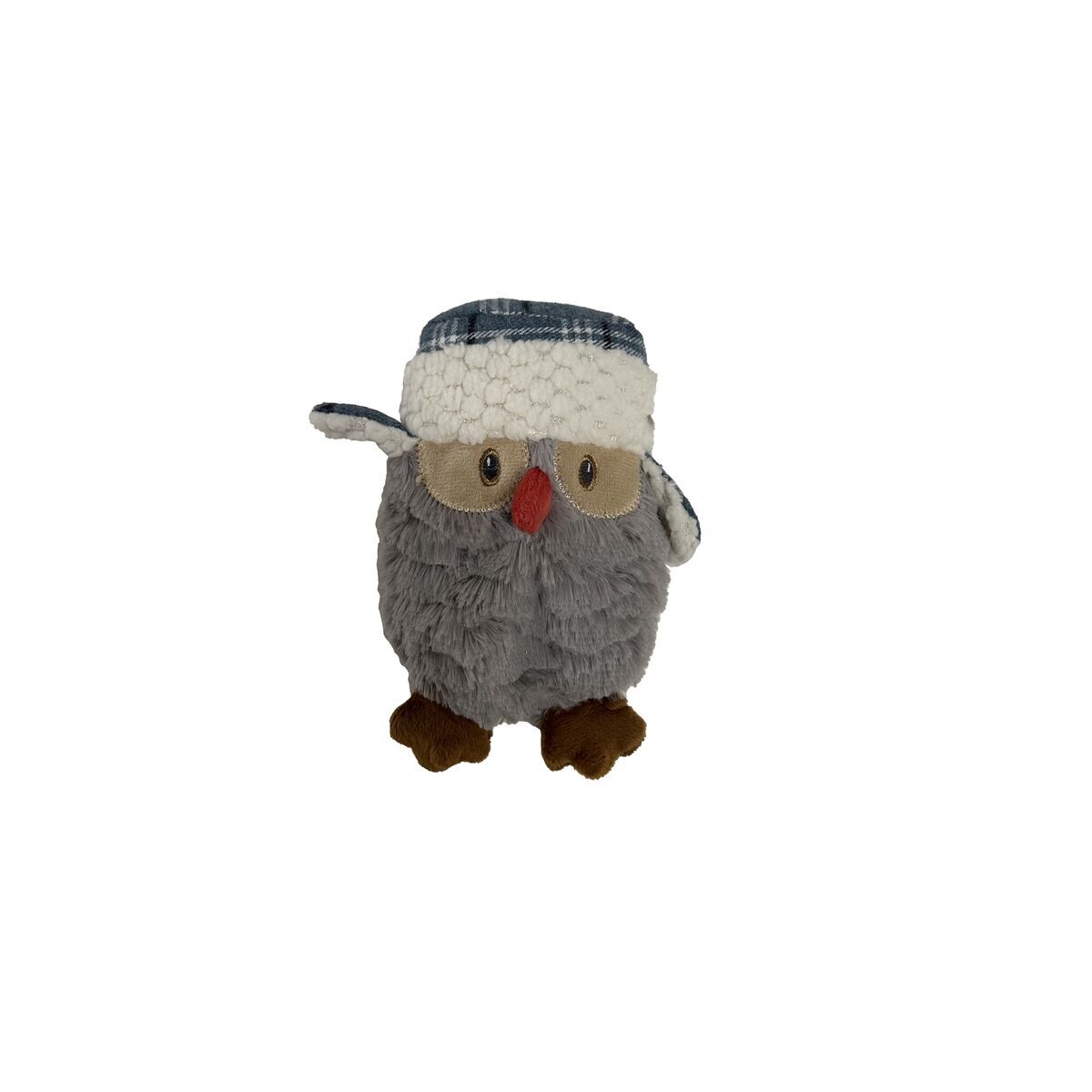Bark-A-Boo Mistletoe Cabin disc squeaker pöllö S Bark-A-Boo Mistletoe Cabin disc squeaker pöllö S