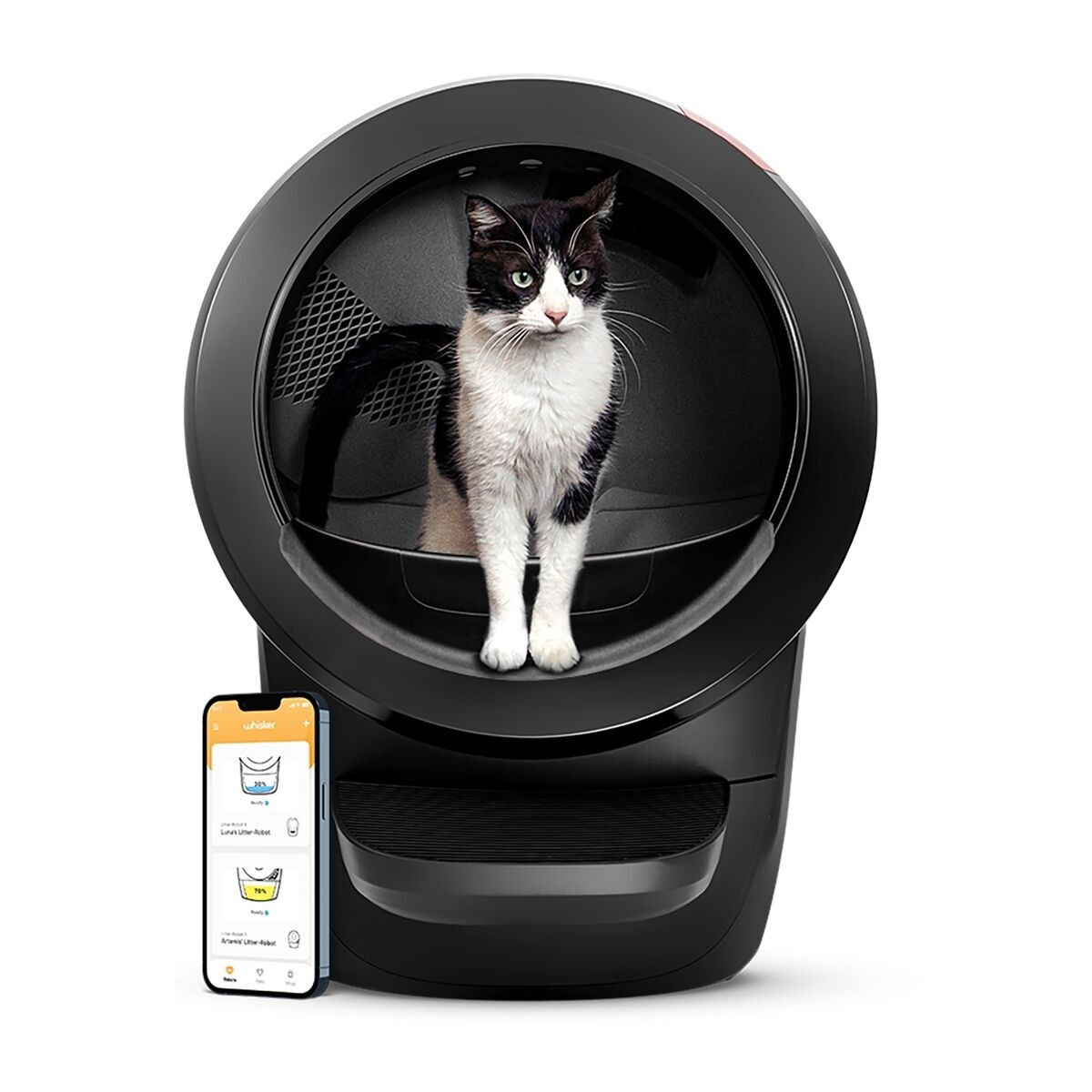 Whisker Litter-Robot 4, black