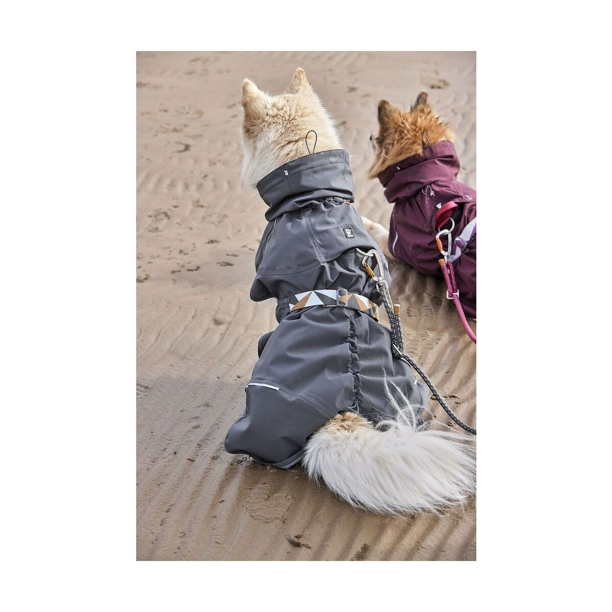 Hurtta Mudventure ECO sadetakki harmaa