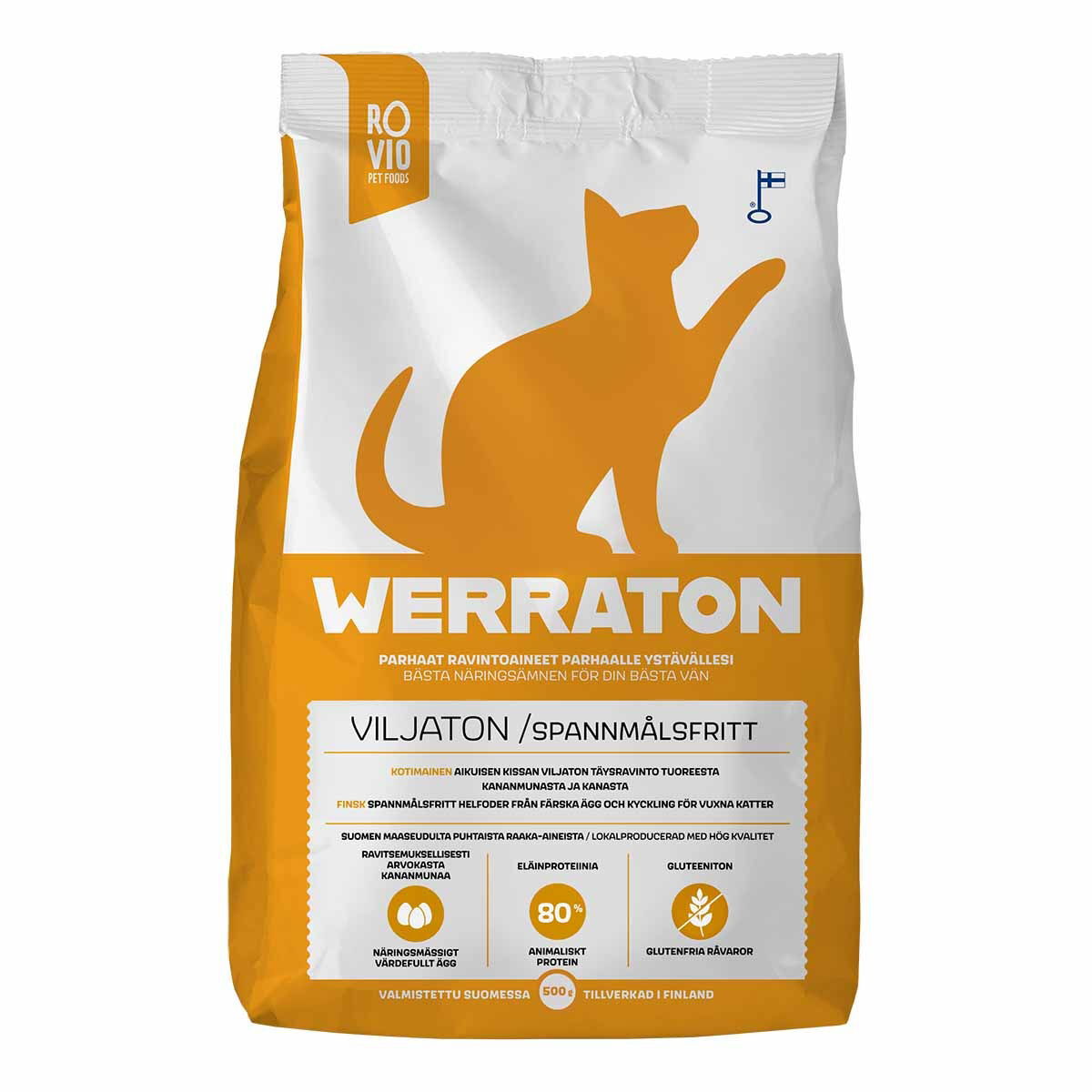 Werraton Viljaton kissanruoka