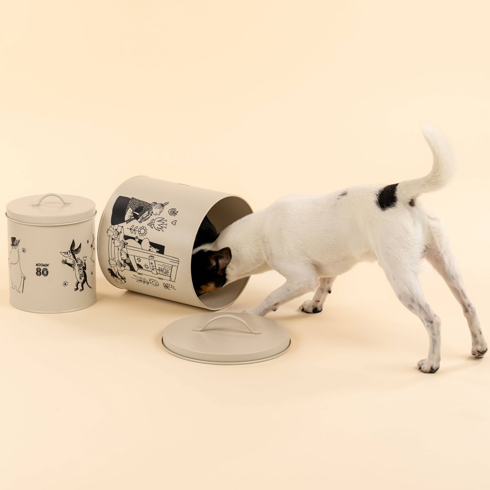 Moomin for Pets peltipurkki Muumit 80v. juhlavuosi