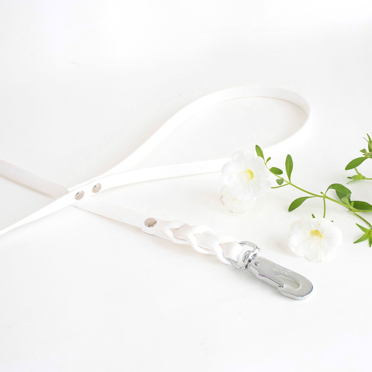 Tyylivoitto Braid show leash, white