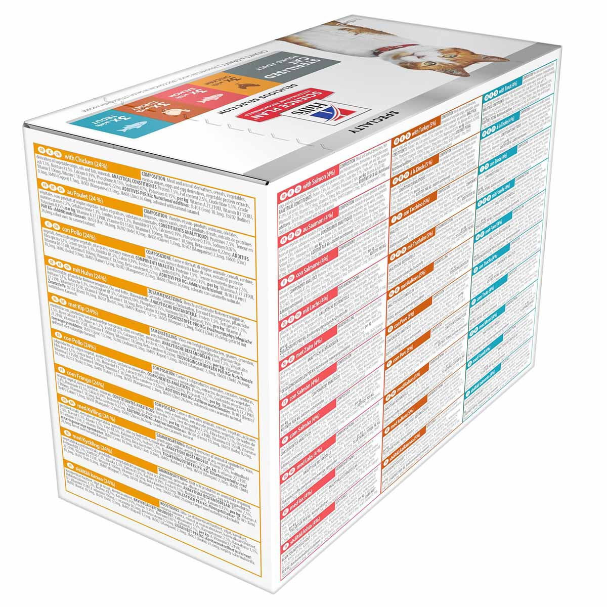 Hill's Science Plan Cat Chicken & Salmon & Trout & Turkey 12x85 g