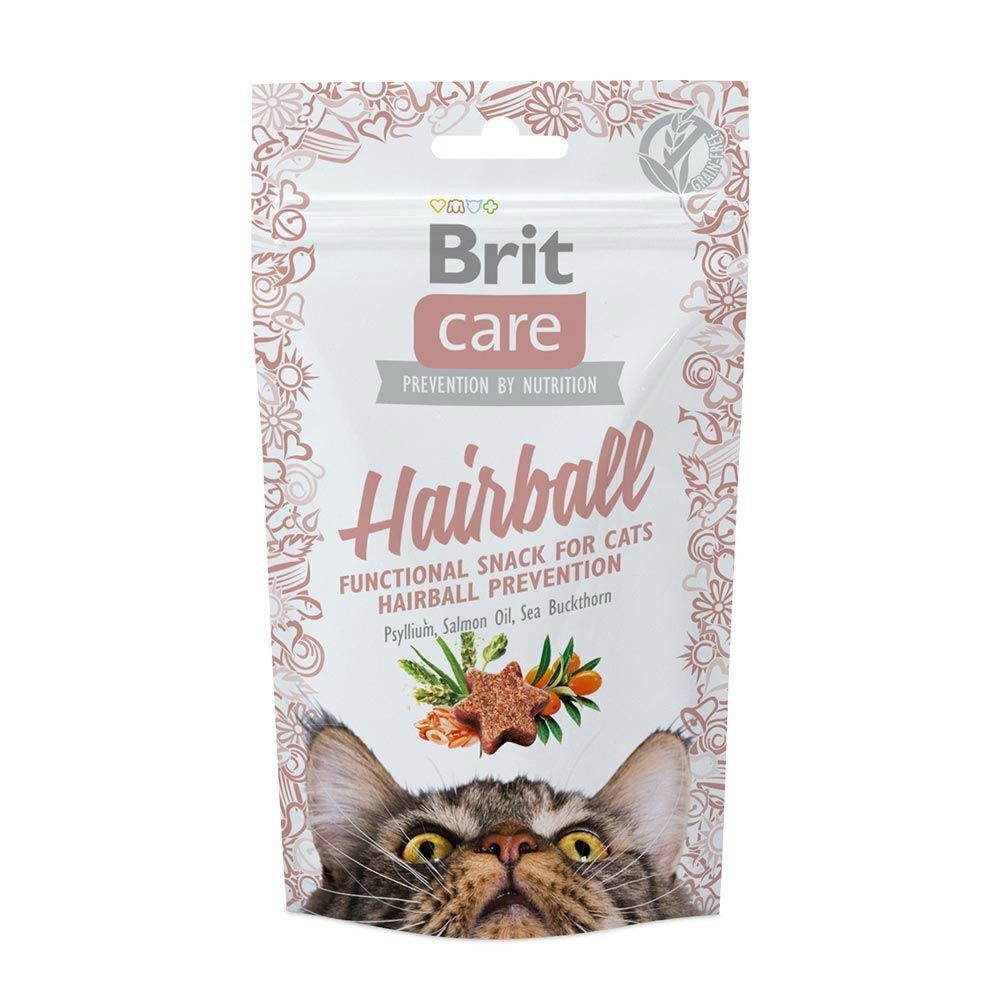 Brit Care Cat Snack Hairball 50 g