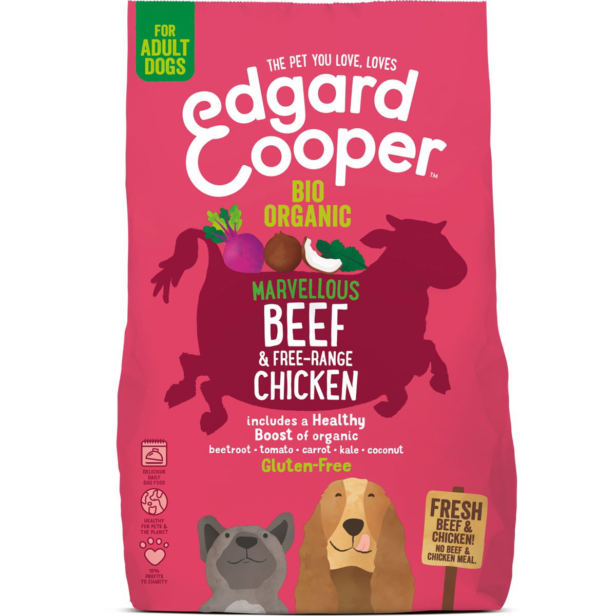 NOT IN USE Edgard&Cooper Dog Organic Beef & Chicken 7 kg