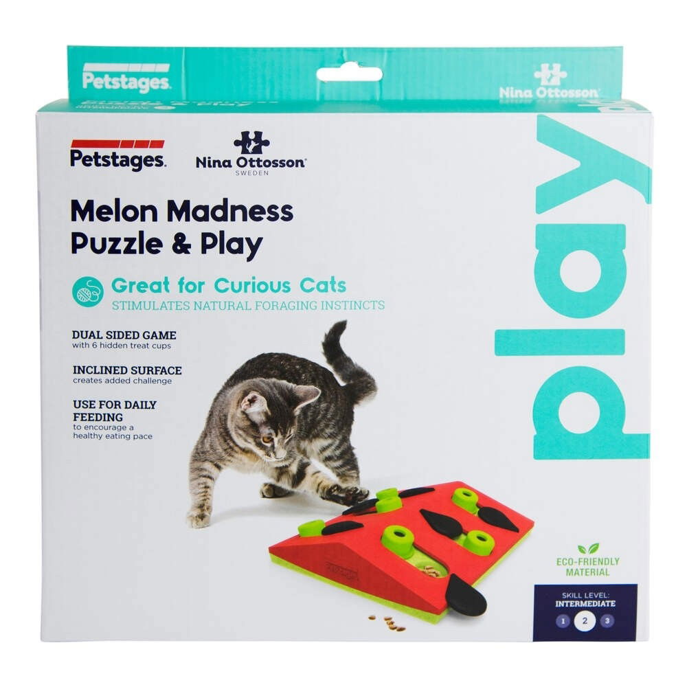 Nina Ottosson Cat Melon Madness Puzzle and Play punainen
