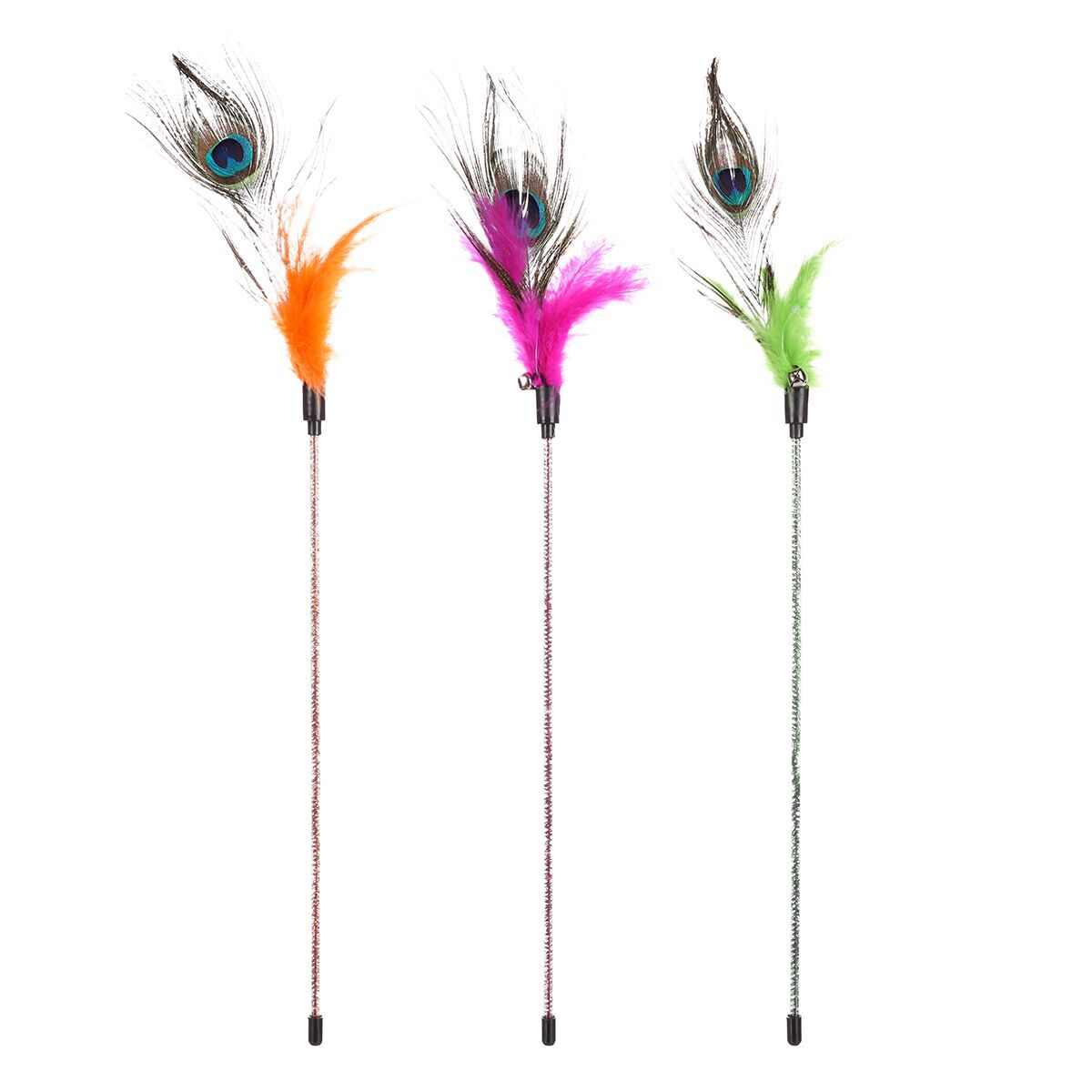 Cat Dangler Feathers 36cm