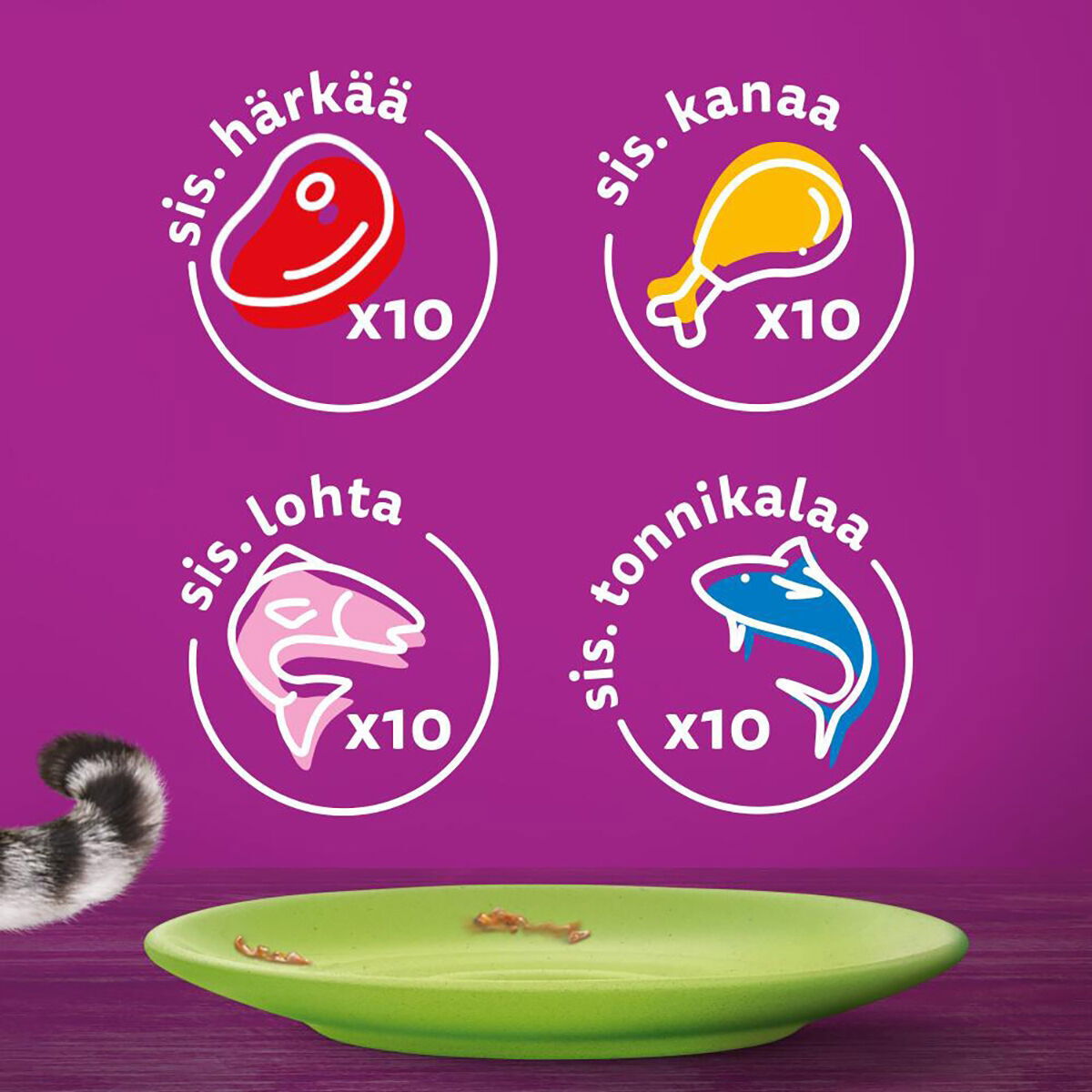 Whiskas 1+ jelly 40x85g