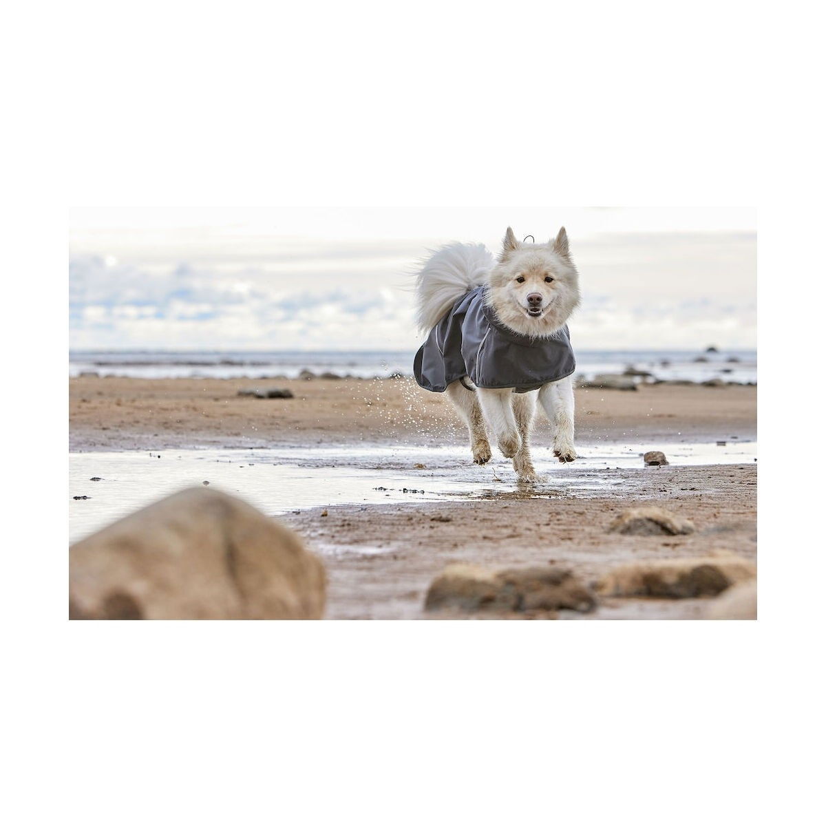 Hurtta Mudventure ECO sadetakki harmaa