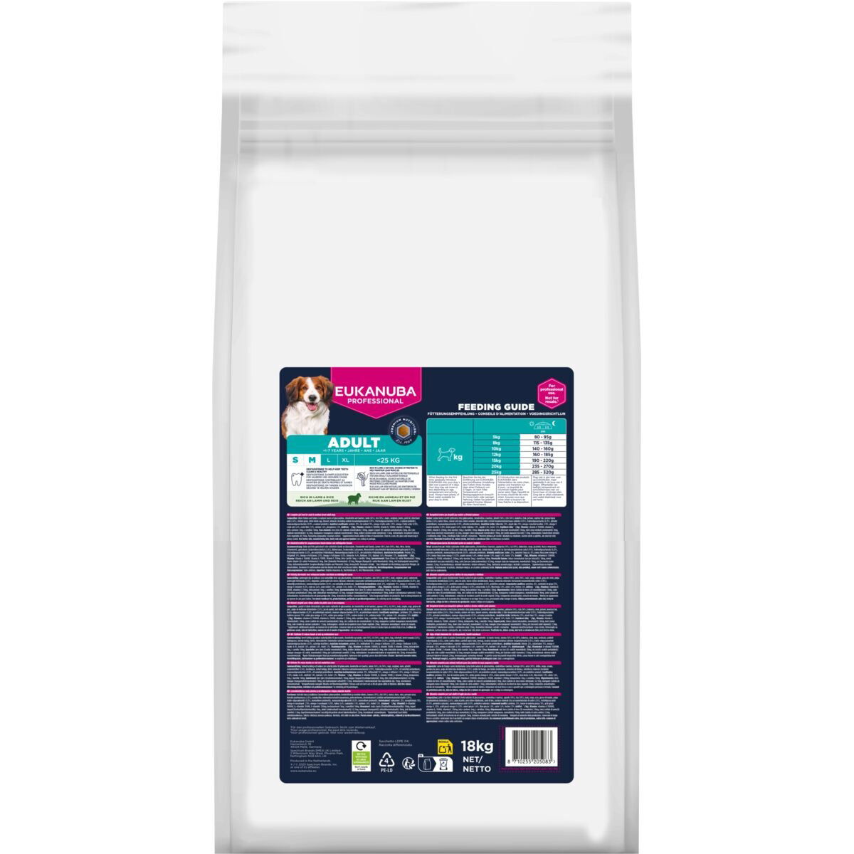 Eukanuba Adult Small & Medium Breed Lamb & Rice