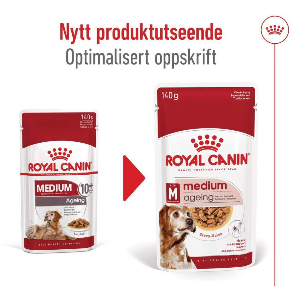 Royal Canin Medium Ageing Gravy koiran märkäruoka